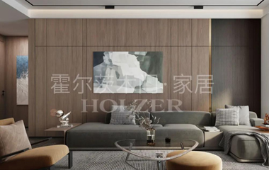 霍爾茨全屋定制，門墻柜一體設計開啟審美新高度