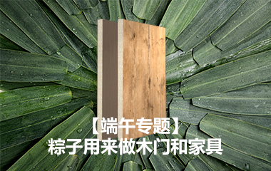【端午節專題】霍爾茨居然用粽子制作的木門和家具！